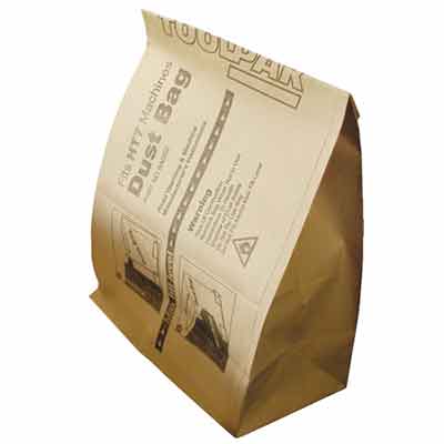 Floor edging sander dust bag